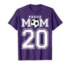Number 20 Custom Proud Soccer T-Shirt - Casual Everyday Wear Men Women