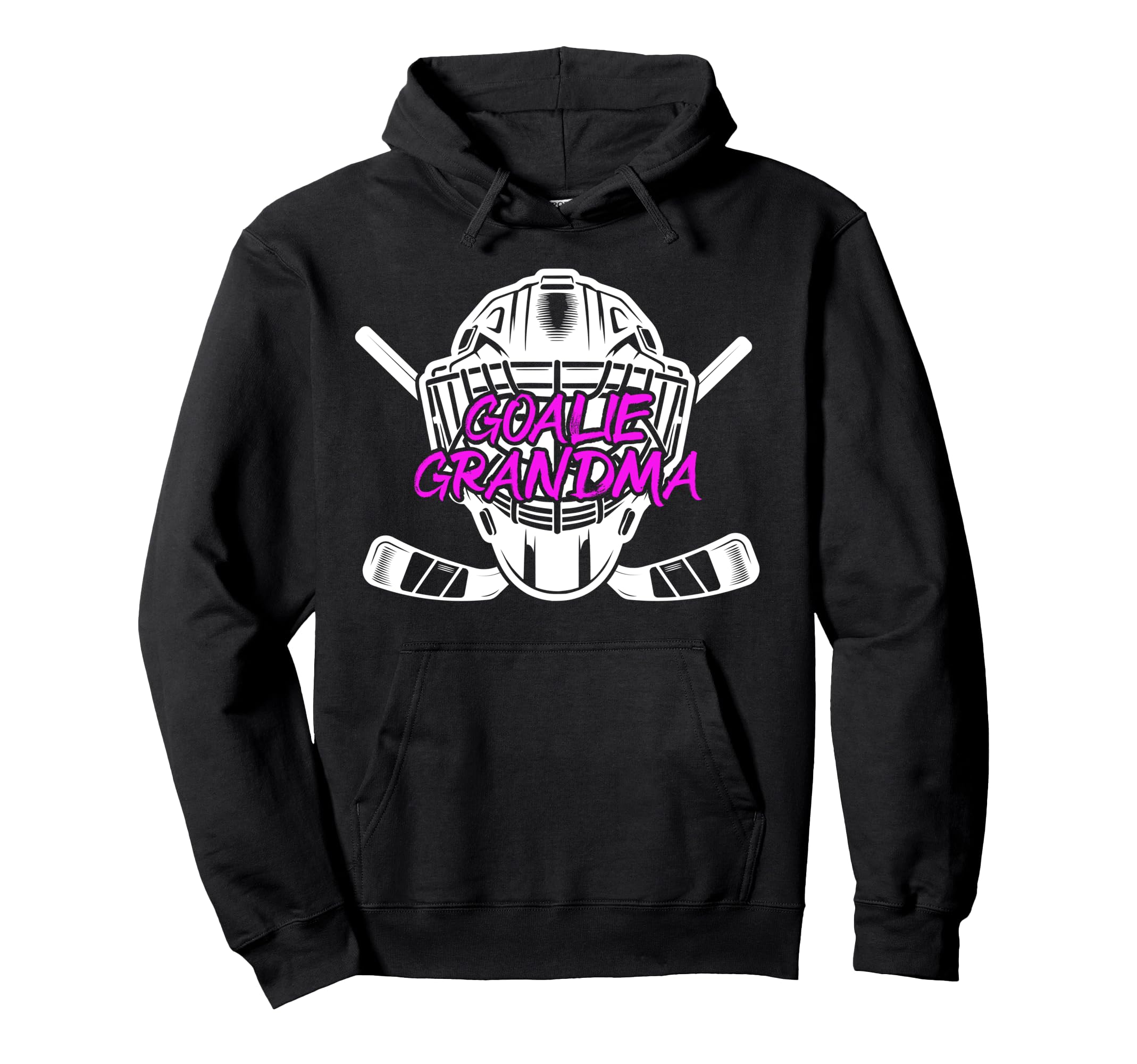 Ice Hockey Goalie Grandma Hockey Hoodie - Streetwear Style for Adults