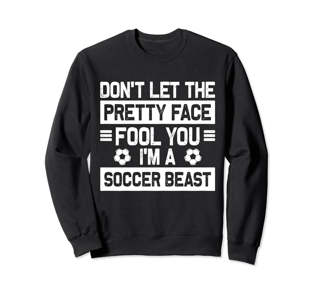 Soccer Teen Soccer Lover Player Sports Sweatshirt - Minimalist Print Unisex