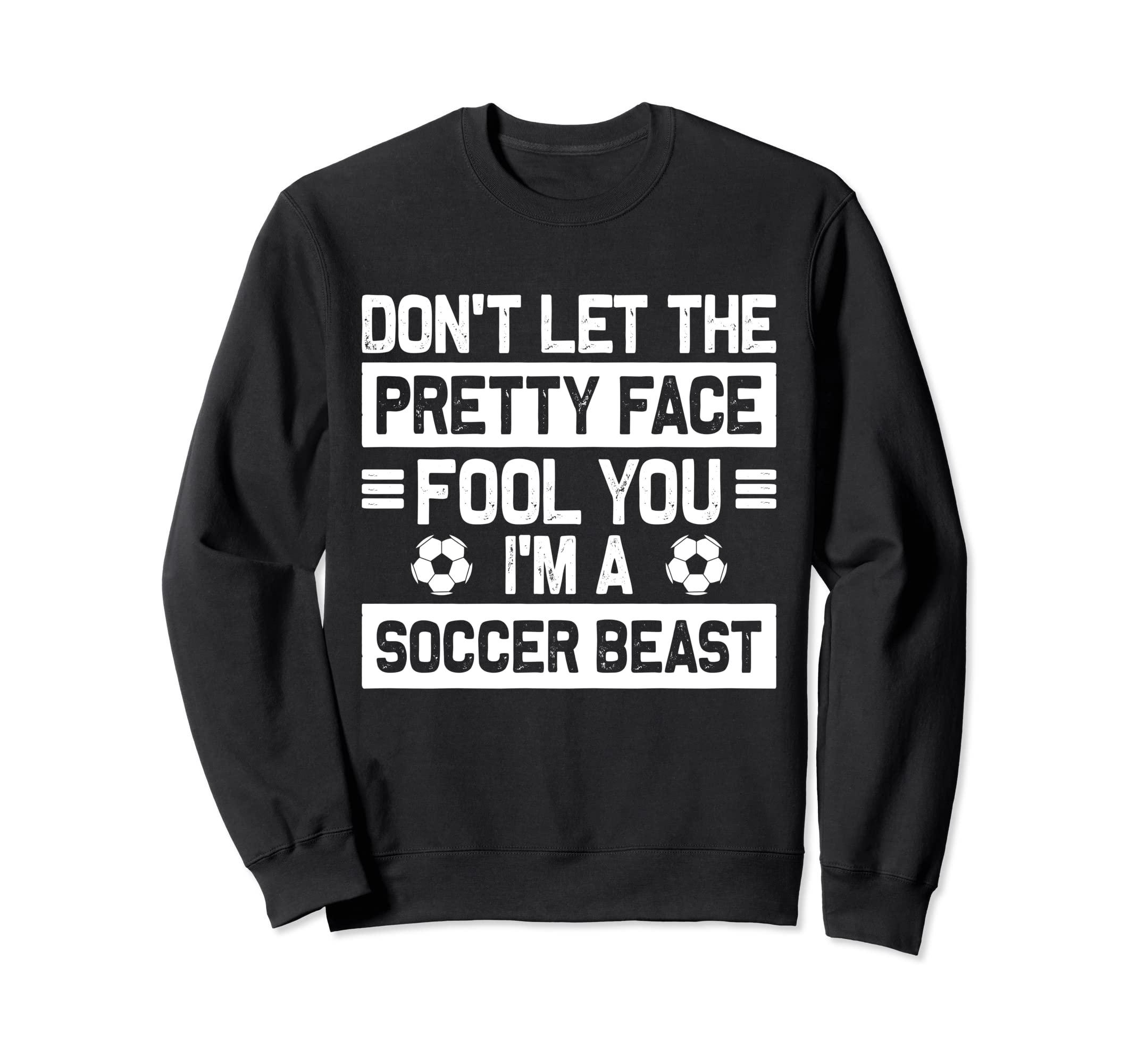 Soccer Teen Soccer Lover Player Sports Sweatshirt - Minimalist Print Unisex