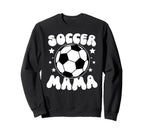 Soccer Mama Groovy Soccer Mom Sweatshirt - Casual Everyday Wear for Adults