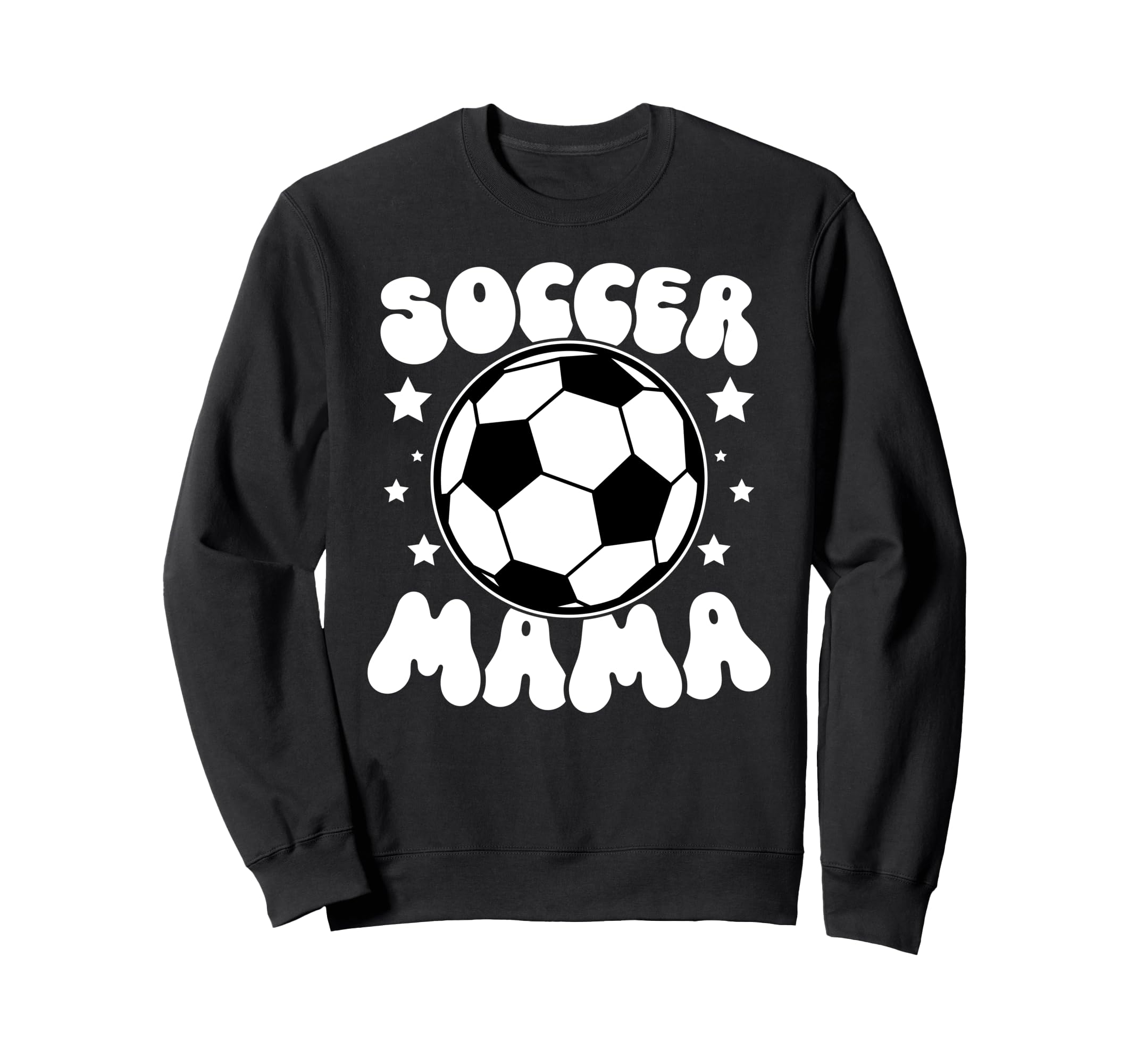 Soccer Mama Groovy Soccer Mom Sweatshirt - Casual Everyday Wear for Adults