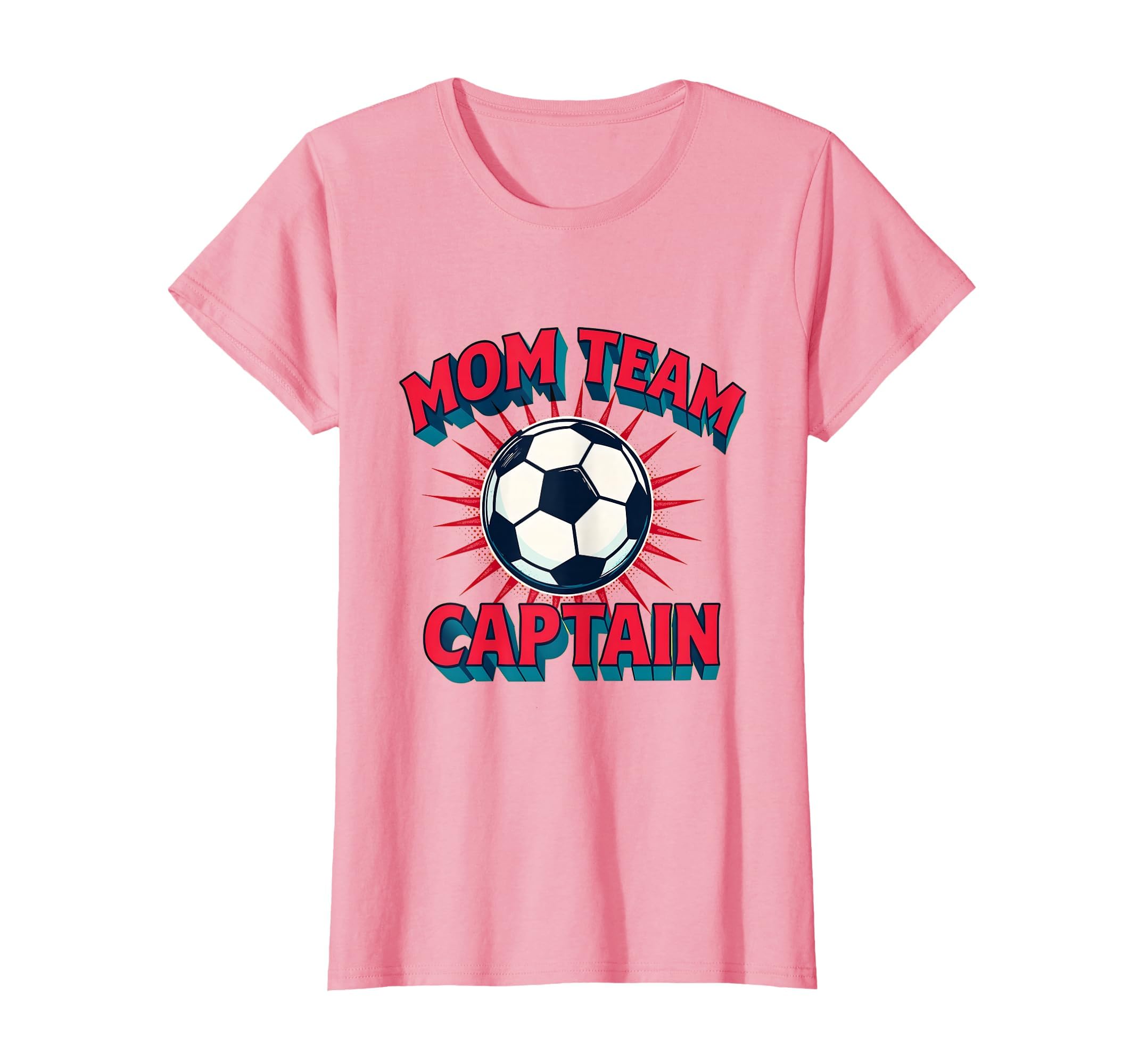 Soccer Mom Team Captain T-Shirt - Casual Everyday Wear Unisex