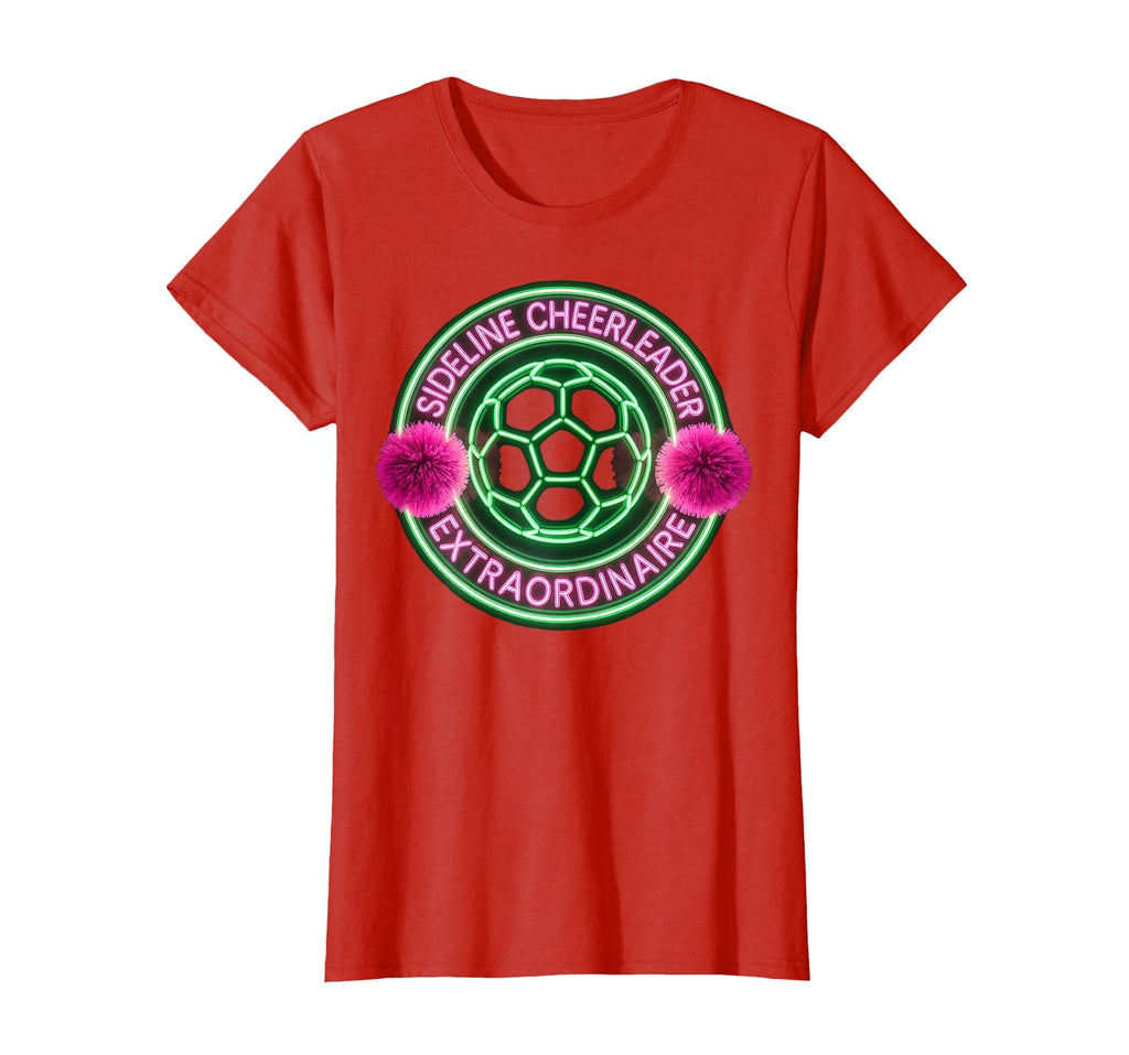 Soccer Mom Sideline Cheerleader T-Shirt - Novelty Apparel Unisex
