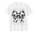 Soccer Soccer Mom Mama Mothers Day T-Shirt - Novelty Apparel for Adults
