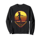 Sunset Soccer Football 80S Sports Sweatshirt - Minimalist Print Unisex