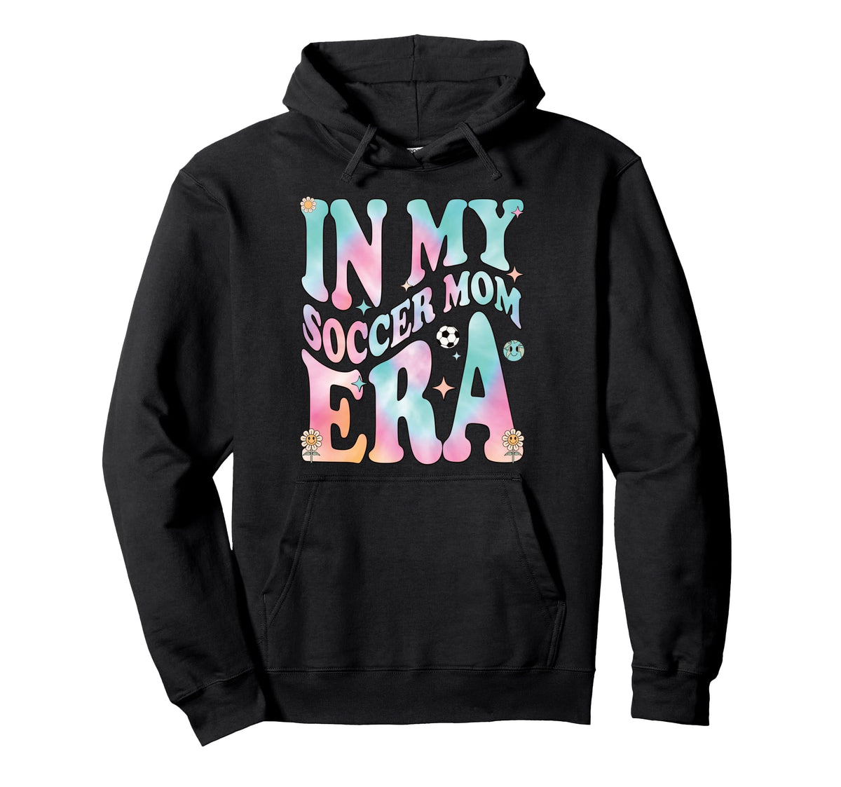 My Soccer Mom Era Groovy My Soccer Hoodie - Casual Everyday Wear Unisex