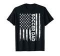 Usa American Flag Soccer Dad T-Shirt - Aesthetic Graphic Men Women