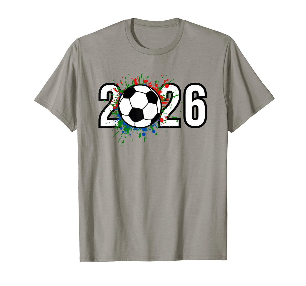2026 Soccer Play Game Year Players T-Shirt - Aesthetic Graphic Men Women
