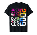 2009 Just Who Loves Soccer 17Th T-Shirt - Minimalist Print Men Women