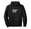 Weekends Coffee Soccer Player Futbol Mom Hoodie - Unique Graphic Unisex