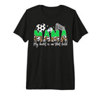 My Heart Is That Field Soccer Mom Soccer T-Shirt - Custom Art Print Unisex