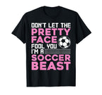 Soccer Teen Soccer Lover Player T-Shirt - Aesthetic Graphic for Adults