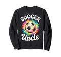 Soccer Uncle Tie Dye Sweatshirt - Casual Everyday Wear for Adults