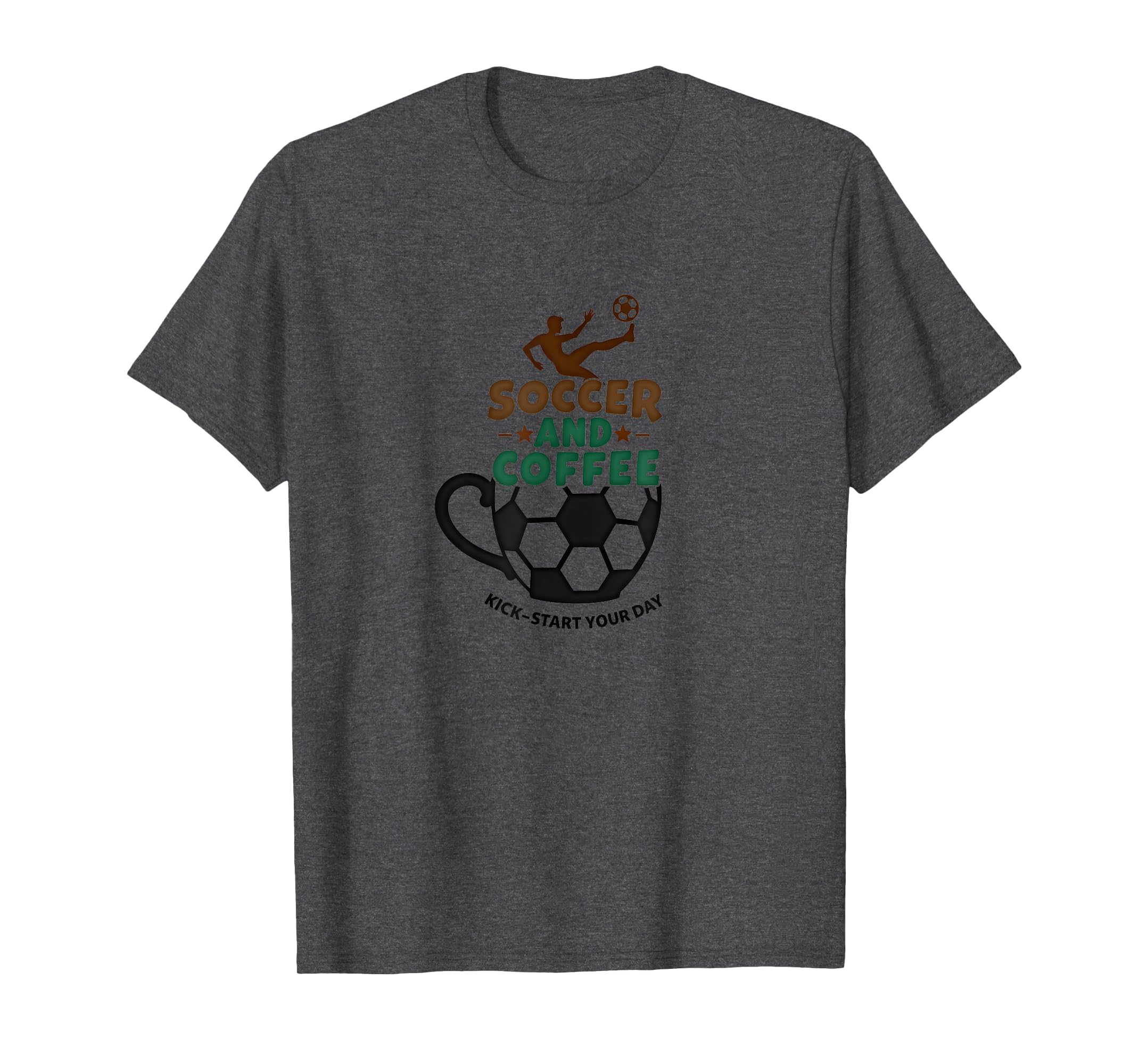Soccer Mom Soccer And Coffee Kick Sweatshirt - Graphic Print for Adults
