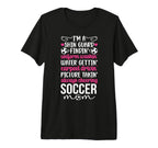 Im Soccer Mom Soccer Player Mother Soccer T-Shirt - Unique Graphic Unisex