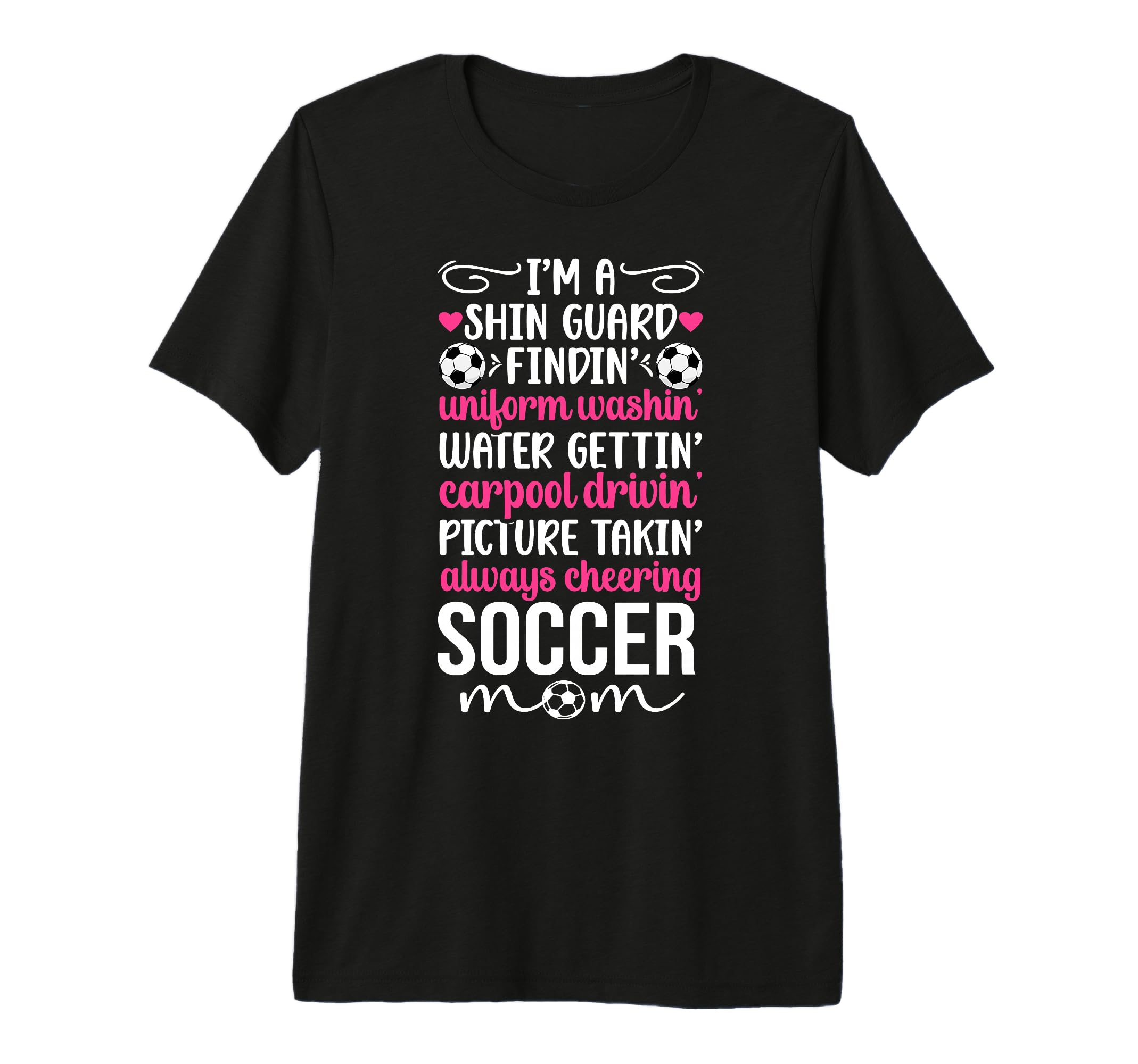 Im Soccer Mom Soccer Player Mother Soccer T-Shirt - Unique Graphic Unisex