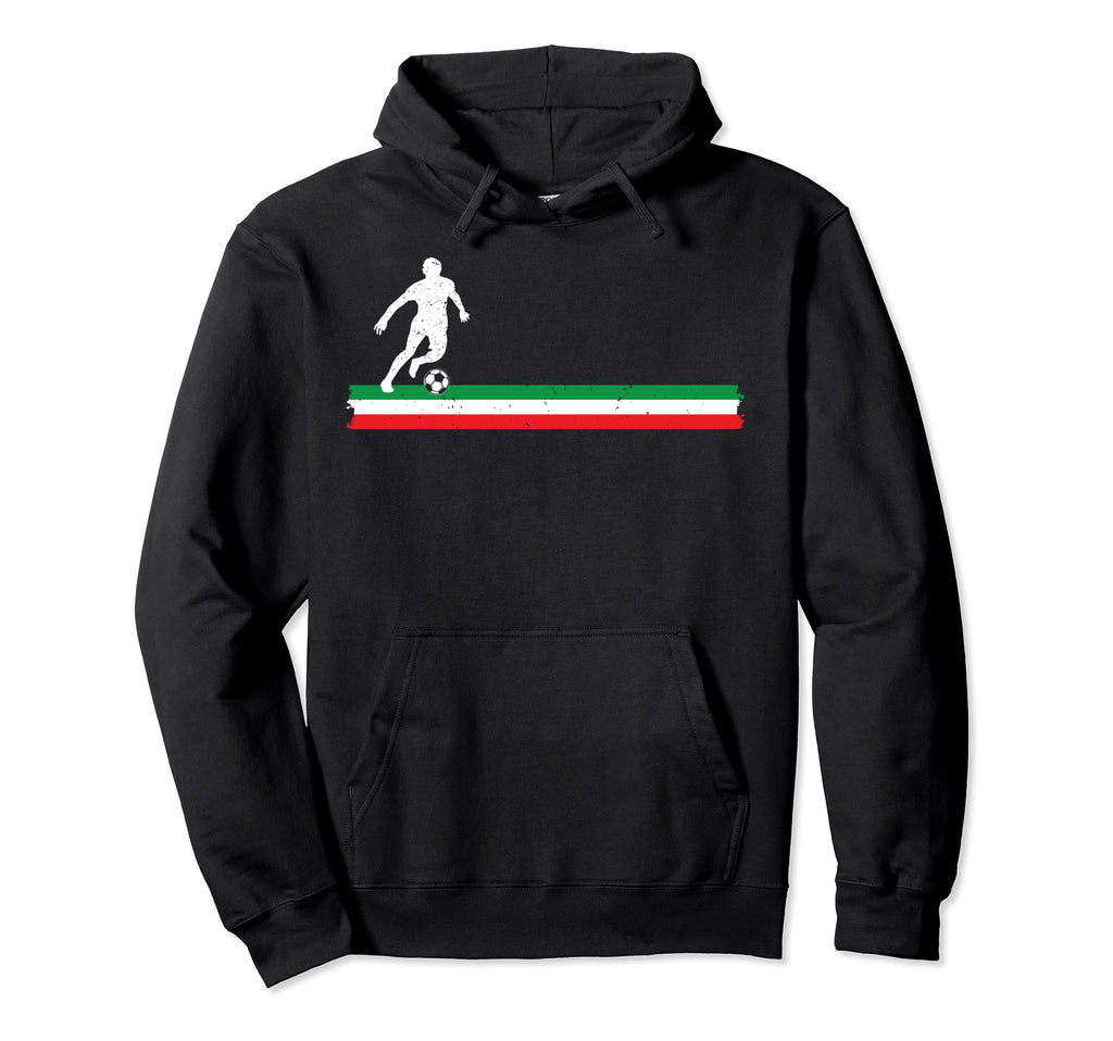 Italian Soccer Player Italy Flag Futbol Hoodie - Novelty Apparel Men Women