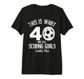 Funny Soccer 40Th Birthday 40 Years T-Shirt - Novelty Apparel for Adults