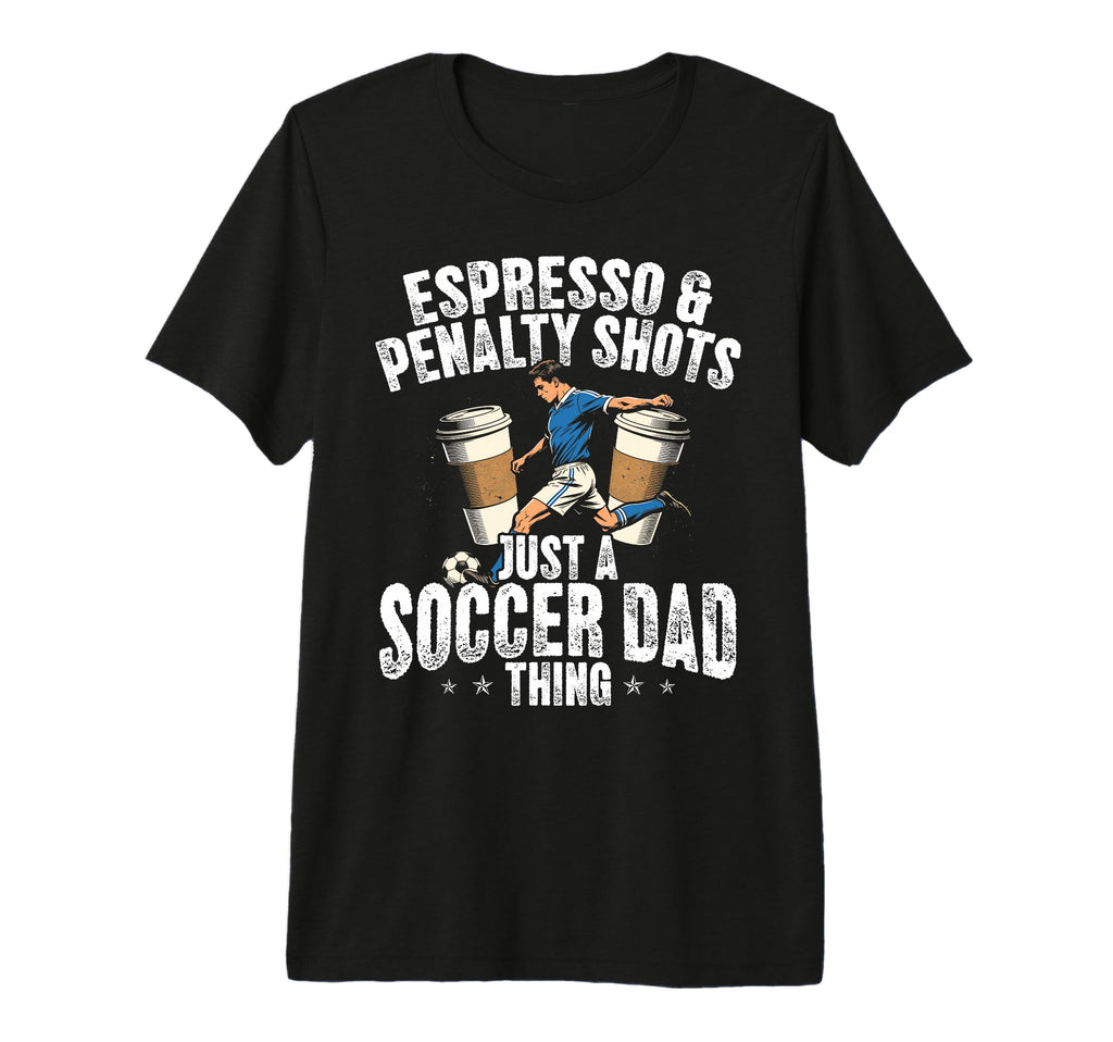 Soccer Dad Thing Coffee Lover Tri T-Shirt - Aesthetic Graphic Men Women