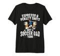 Soccer Dad Thing Coffee Lover Tri T-Shirt - Aesthetic Graphic Men Women