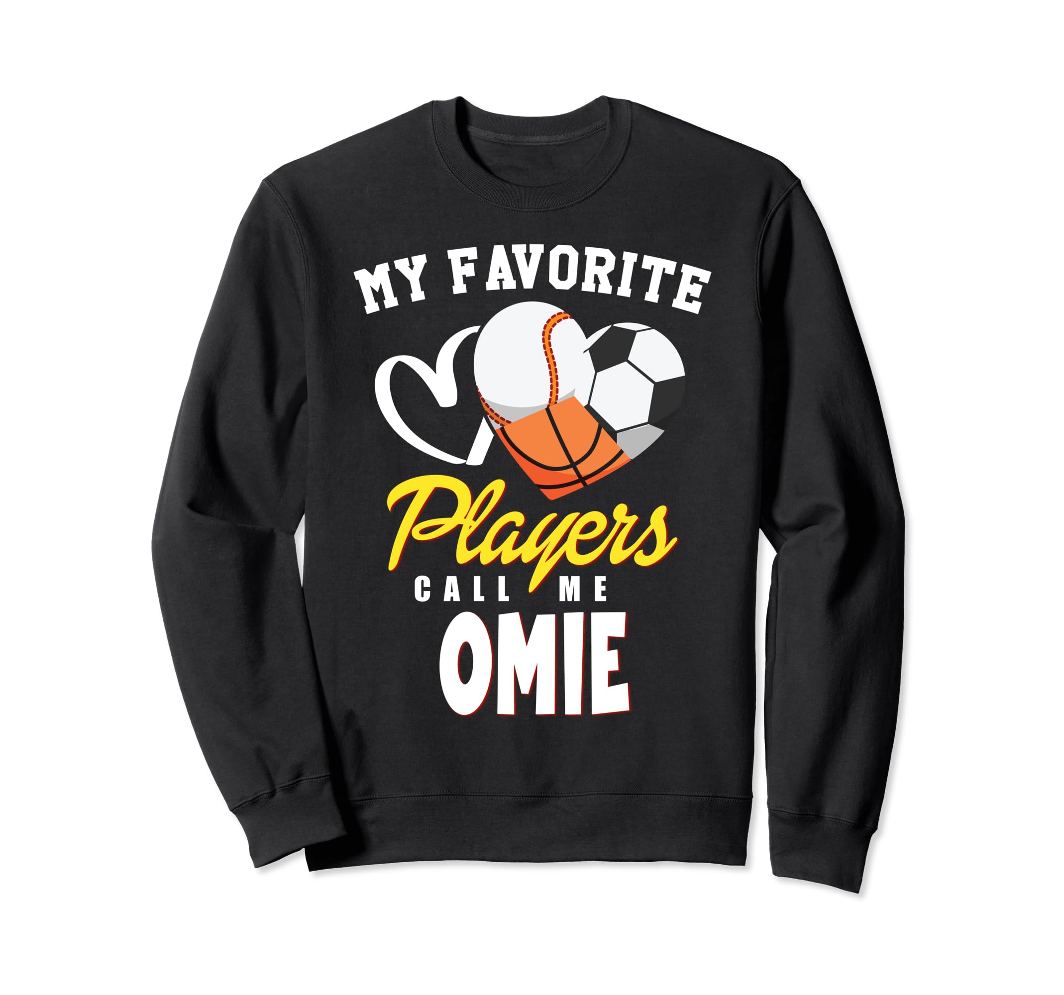 My Favorite Players Baseball Sweatshirt - Novelty Apparel for Adults