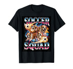 Funny Soccer Squad Meme Bootleg T-Shirt - Aesthetic Graphic for Adults