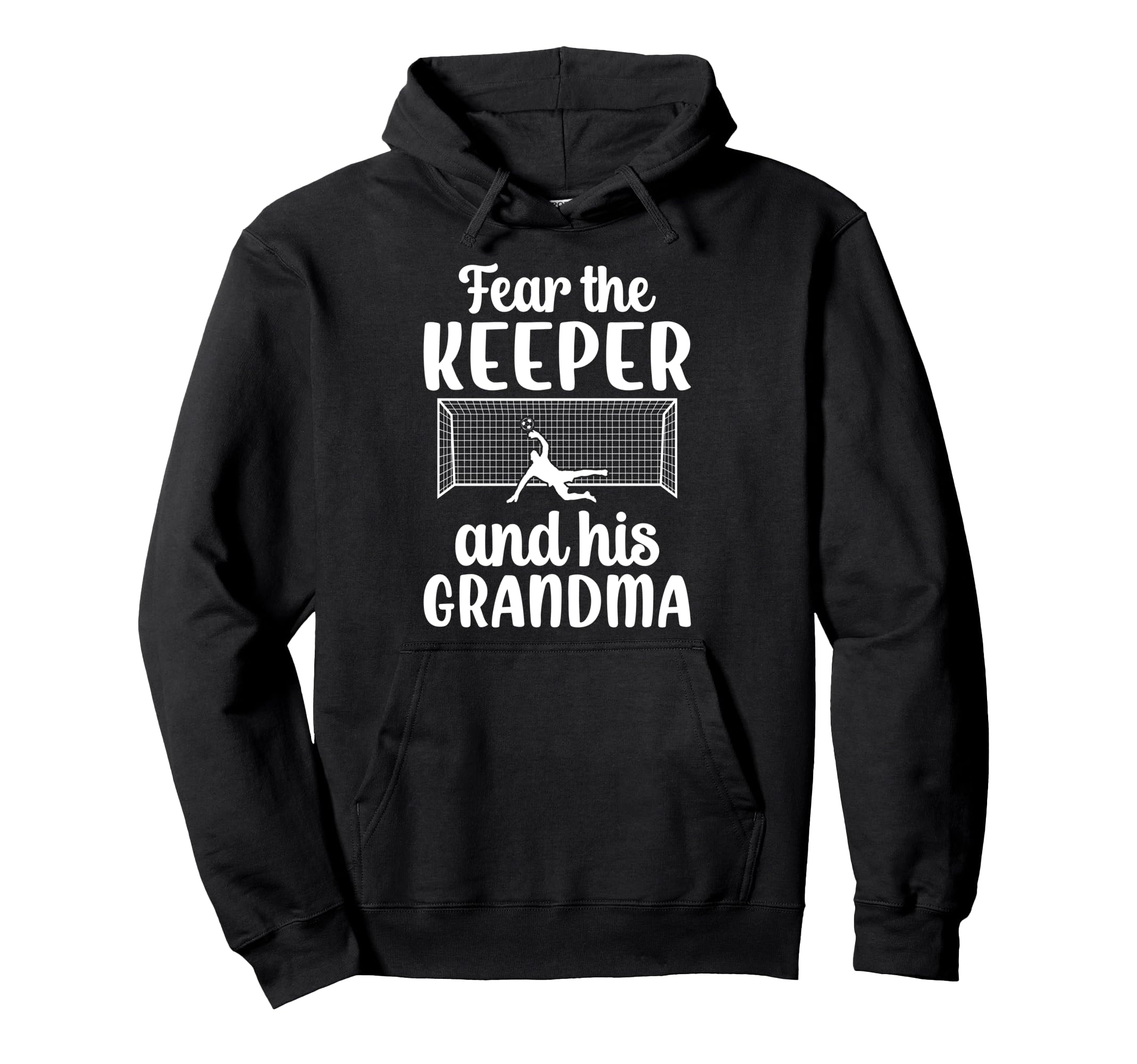 Funny Soccer Keeper Grandma Soccer Hoodie - Aesthetic Graphic for Adults