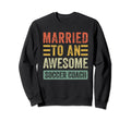 Married To Awesome Soccer Coach Sweatshirt - Streetwear Style for Adults