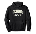 Class 2024 Senior Soccer Hoodie - Minimalist Print for Adults