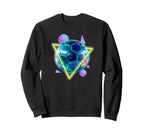 Soccer Ball Futuristic Sport Sweatshirt - Aesthetic Graphic Men Women