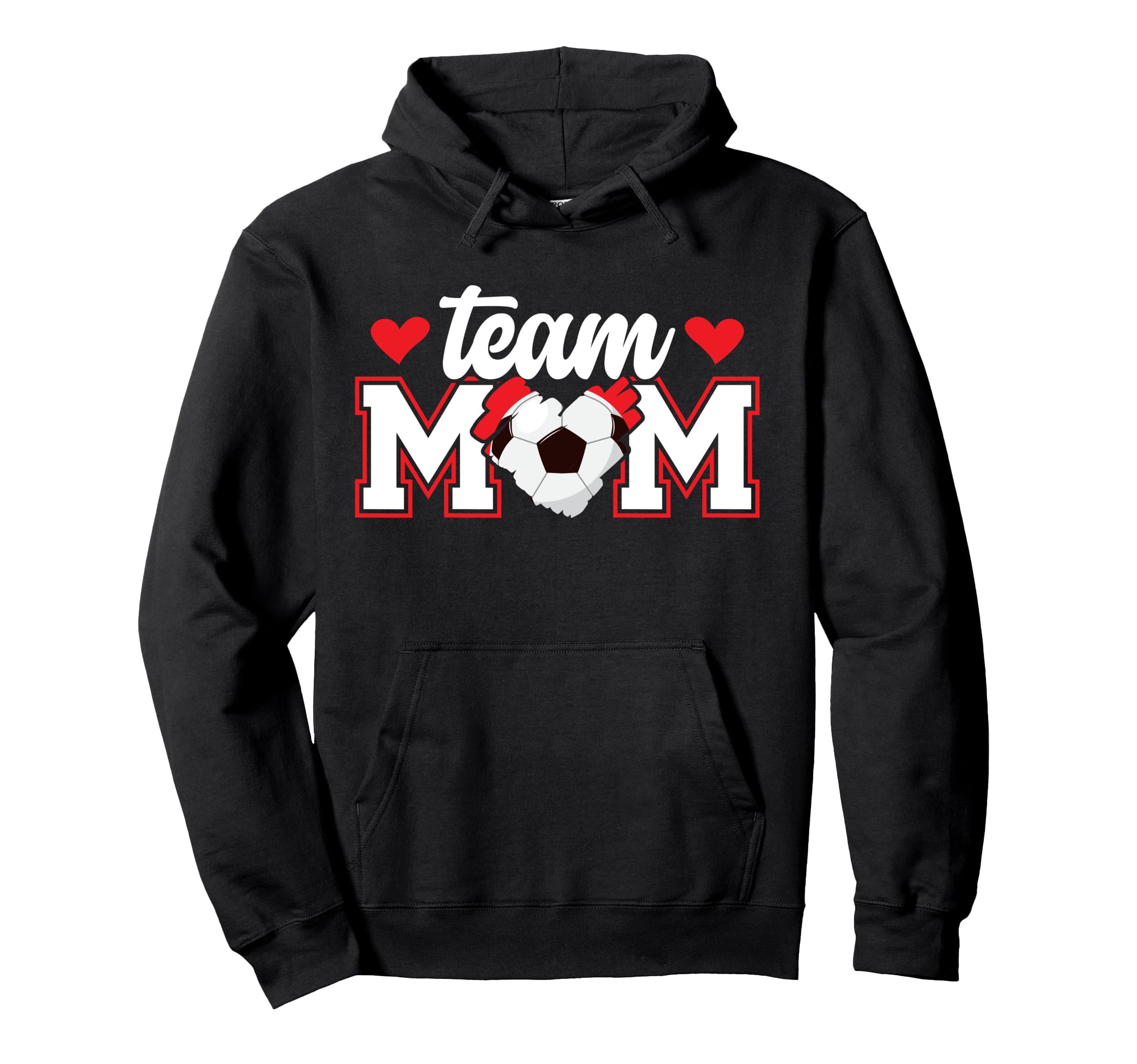 Soccer Team Mom Appreciation Soccer Hoodie - Custom Art Print for Adults