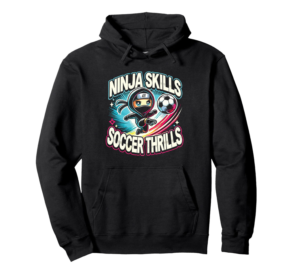 Soccer Player Ninja Skills Soccer Hoodie - Casual Everyday Wear Unisex