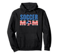 Soccer Mom Usa Soccer Ball Hoodie - Novelty Apparel Unisex
