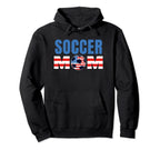 Soccer Mom Usa Soccer Ball Hoodie - Novelty Apparel Unisex
