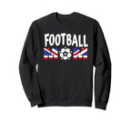 Football Mom Soccer Game Day Gift Sweatshirt - Minimalist Print for Adults