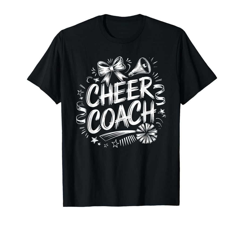 Cheering Coach Cheer Coach T-Shirt - Casual Everyday Wear for Adults