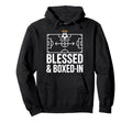 Blessed And Boxed Soccer Football Hoodie - Aesthetic Graphic Men Women