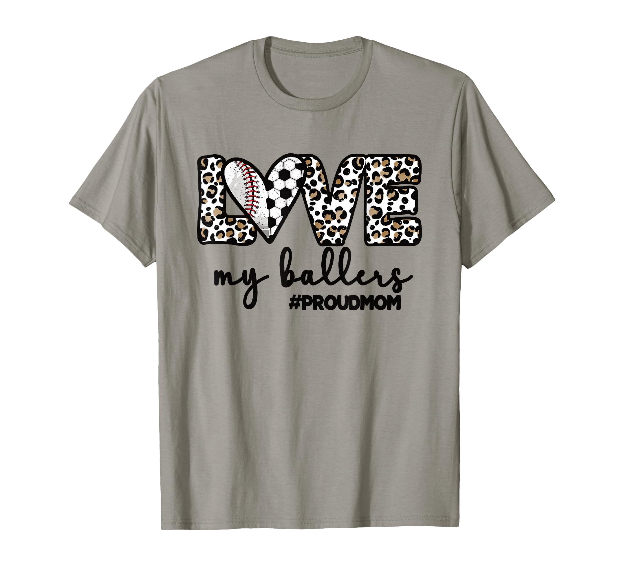 Proud Baller Mom Soccer Baseball T-Shirt - Aesthetic Graphic Men Women