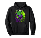 Slime Soccer 67 Goalie Gloves Dripping Hoodie - Novelty Apparel Men Women