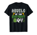 Abuelo Birthday Soccer Group Family T-Shirt - Custom Art Print Unisex