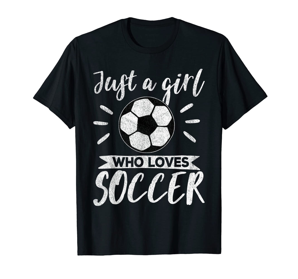 Just Who Loves Soccer Soccer Player T-Shirt - Trendy Graphic Unisex