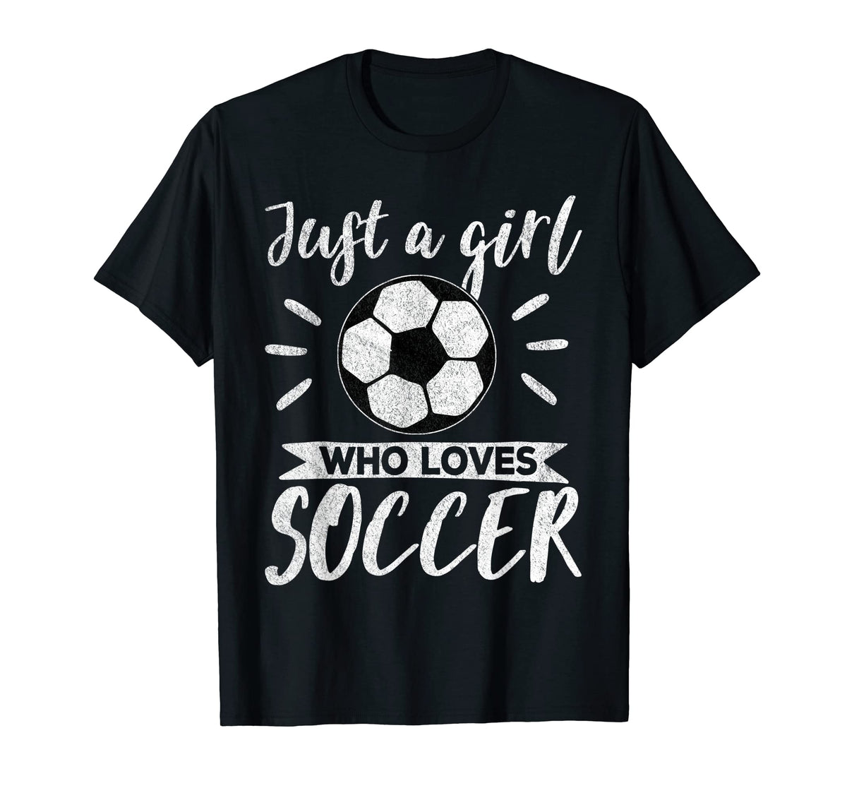 Just Who Loves Soccer Soccer Player T-Shirt - Trendy Graphic Unisex