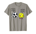 She Loves Me More Soccer Tennis T-Shirt - Custom Art Print for Adults