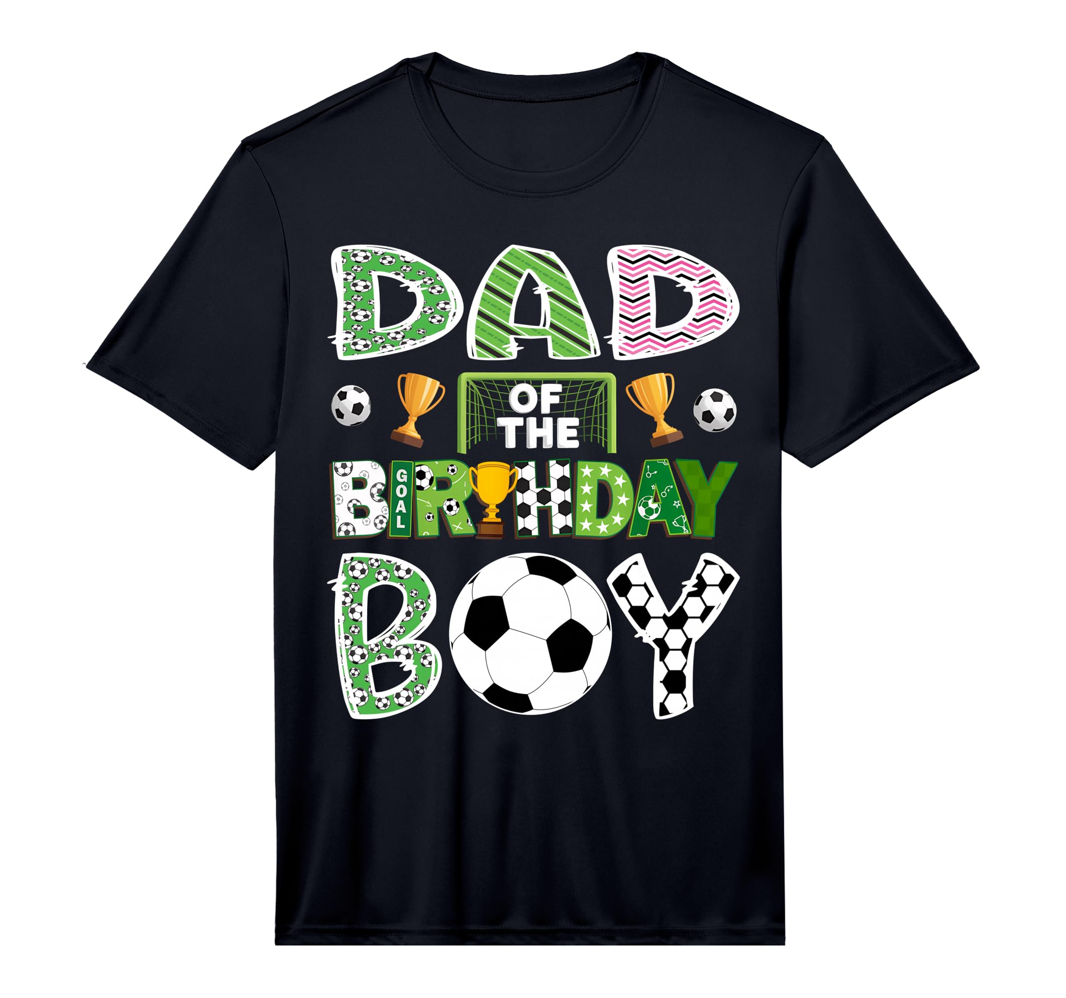Dad Birthday Soccer Player Game Day T-Shirt - Unique Graphic for Adults