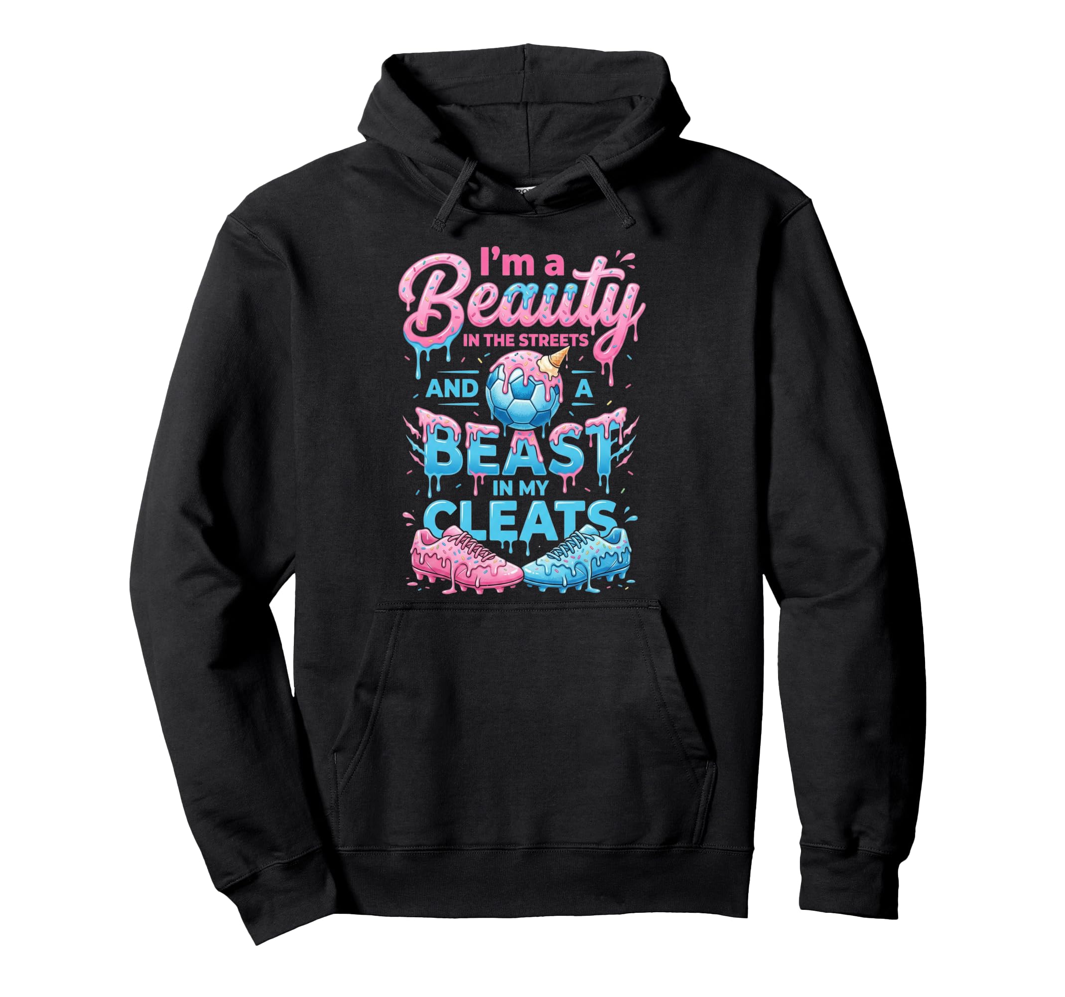 Soccer Soccer Lovers Soccer Players Hoodie - Aesthetic Graphic Unisex