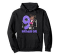 9Th Birthday Black Soccer Ball Net Hoodie - Unique Graphic for Adults