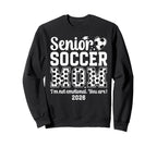 Funny Soccer Senior Mom 2026 Sweatshirt - Aesthetic Graphic for Adults