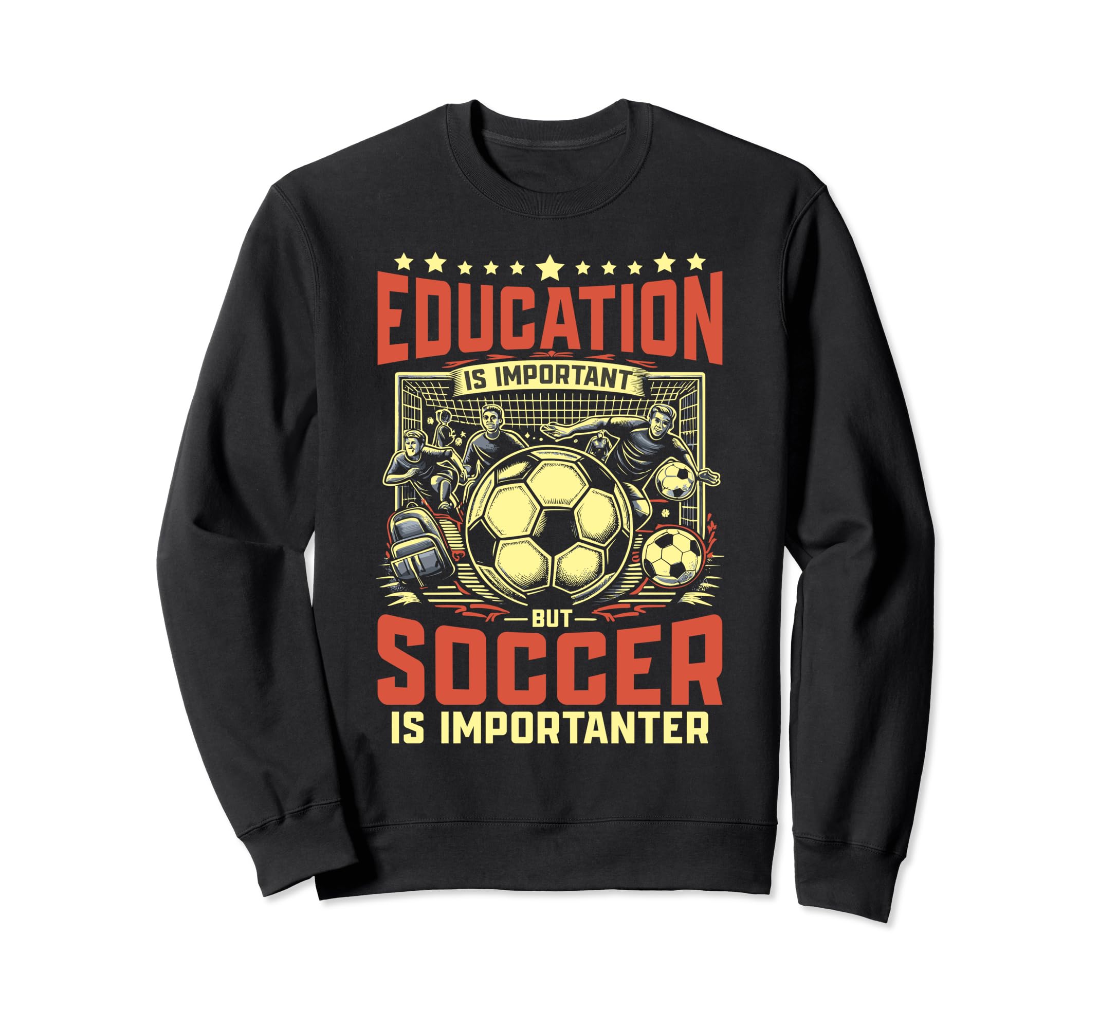 Soccer Lover Funny Soccer Sport Sweatshirt - Trendy Graphic Unisex