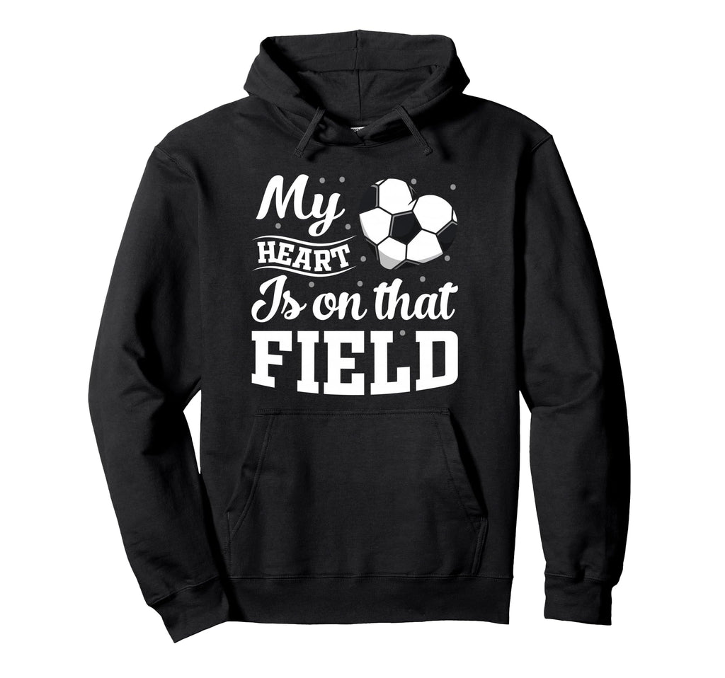 My Heart Is That Field Soccer Player Hoodie - Aesthetic Graphic Men Women